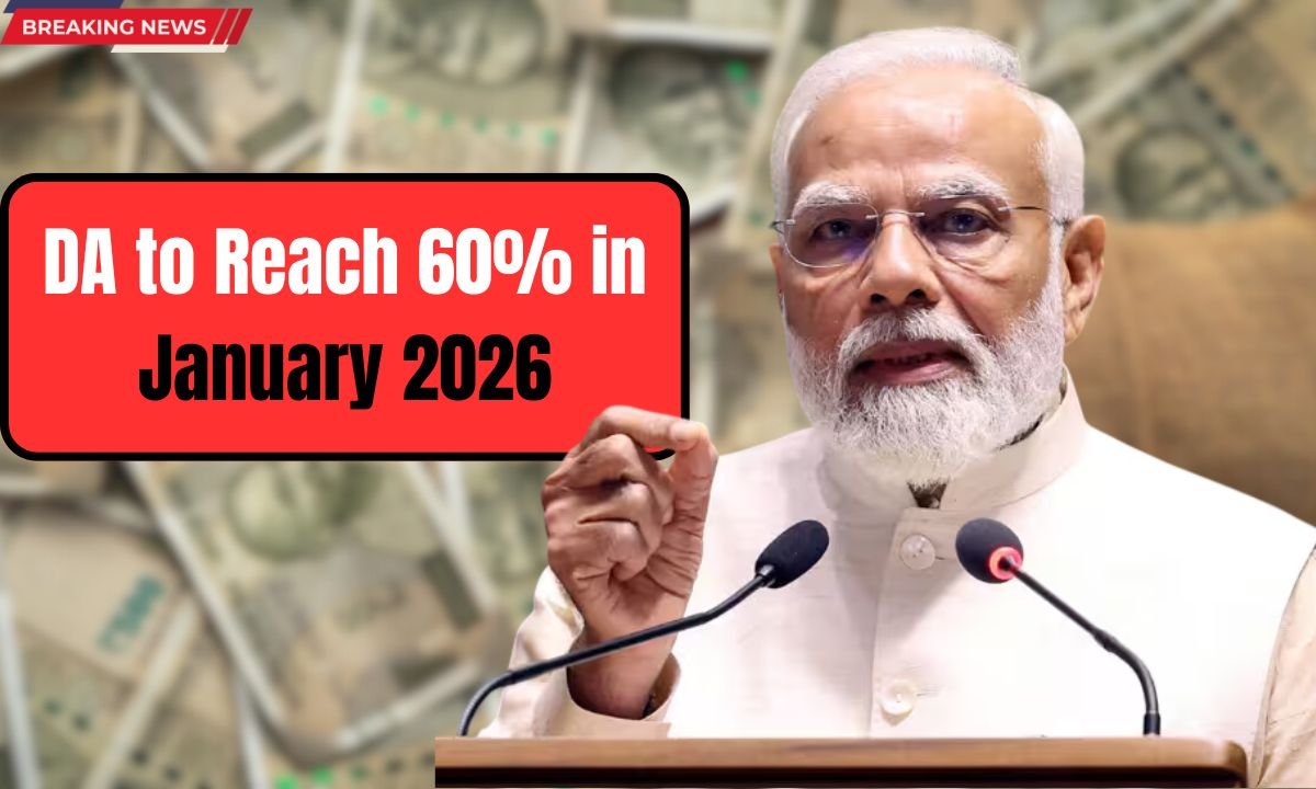 DA to Reach 60% in January 2026